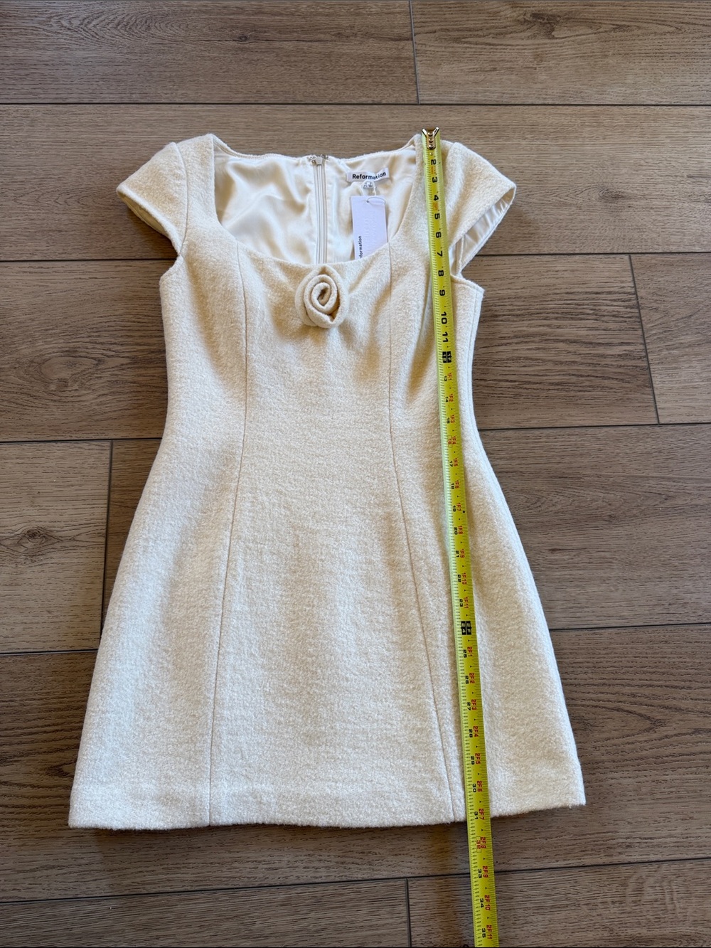 Reformation Zada tweed mini dress size 2 - Picture 3 of 6